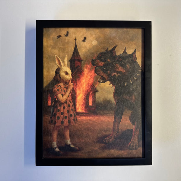 ORANGE DRESS BLACK SHOES