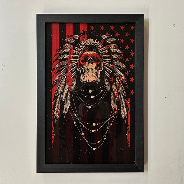 WE WERE NEVER REALLY HERE (wood print)